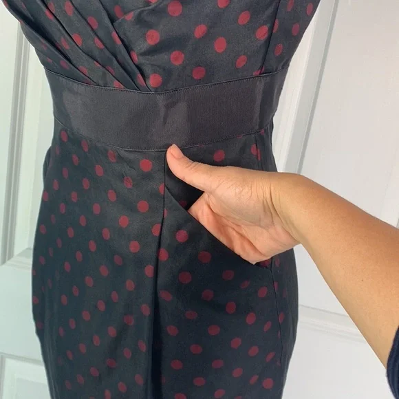 White House Black Market Polka Dots Dress - Picture 3 of 14